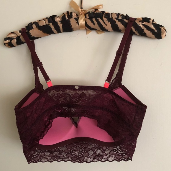 Deep burgundy Victoria’s Secret bralette - Picture 3 of 3